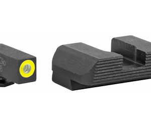 Ameriglo Trooper Tritium Handgun Sight Set for Springfield XD Green Rear Green with Lumigreen Front