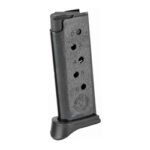 MAG RUGER LCP 380ACP 6RD BL W/EXT