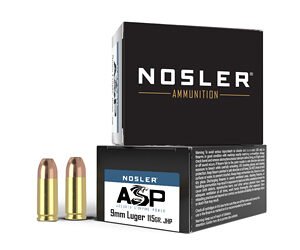 NOSLER ASP 9MM 115GR HG JHP 20/400