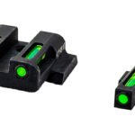HIVIZ H3 NS S&W M&P SHIELD G/G WH