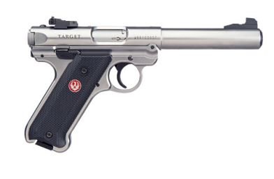 RUGER MKIV TARGET 22LR 5.5" SS 10+1