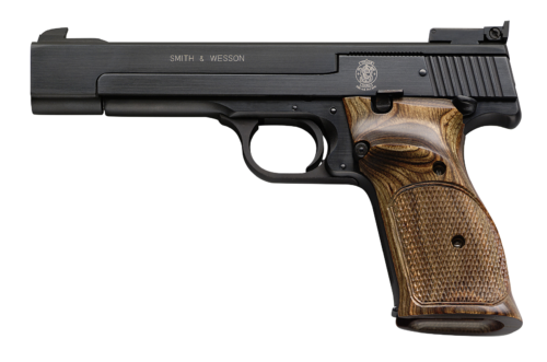 SMITH AND WESSON 41 22LR 10+1 BLUE/WOOD 5.5" AS