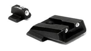 Truglo TFX Tritium/Fiber-Optic Day/Night Sight Set Steyr Mannlicher M-A1 C-A1 S-A1 L-A1 White Outline Front/Rear Green