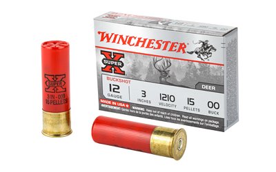 WIN SUPERX 12GA 3" 00BK 15P 5/250