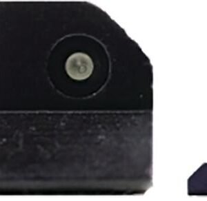 Meprolight Hyper Bright V-Sight Fixed Pistol Set for S&W M&P Full Size Compact Green with Orange Front