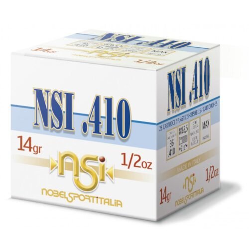 Nobel Sport Shotshells .410 ga 2-1/2" 1/2 oz 1240 fps #9 25/ct