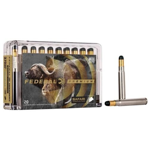 Federal Safari Woodleigh Hydro Solid Rifle Ammunition .370 Sako Mag 286gr Solid 2450 fps 20/ct
