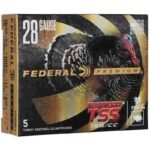 Federal Premium Turkey Heavyweight TSS Shotshell 28ga 2-3/4" 1-1/4oz 1100 fps #9 5/ct