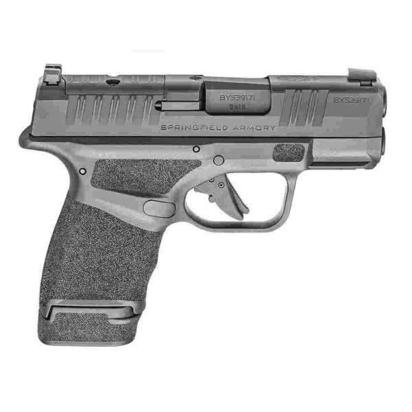 Springfield Armory Hellcat Micro Compact OSP Handgun Gear Up Package 9mm Luger 11rd (4) & 13rd (1) Magazines 3" Barrel Black with Bag and Viridian Green Dot