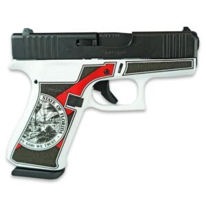 Glock 43x Gen 4 Custom "Florida White" Subcompact Handgun 9mm Luger 10rd Magazines (2) 3.41" Barrel Austria