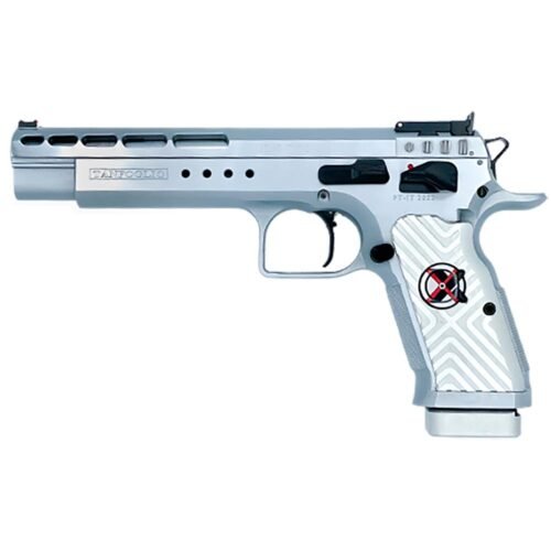 Tanfoglio Gold Match Xtreme Handgun 10mm 13/rd 6" Barrel Silver