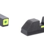 Green Tritium LimeGreenLumi Outline Square (non trit) REAR for Glock Gen 5