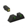 Meprolight ML40220 Hyper-Bright Yellow Ring Front/Green Rear Sights for Glock Models: 4243