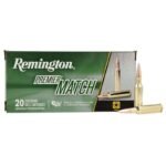 Remington Premier Match MatchKing Rifle Ammunition .224 Valkyrie 90gr BTHP 2700 fps 20/ct