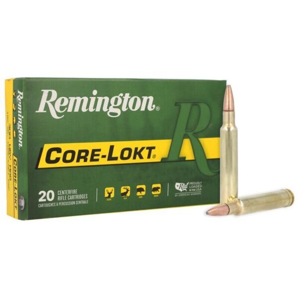 https3A2F2Fmedia.chattanoogashooting.com2Fimages2Fproduct2FRT292792FRT29279-1.jpg Remington Core-Lokt Rifle Ammunition .300 Wby 180 gr PSP 3120 fps 20/ct