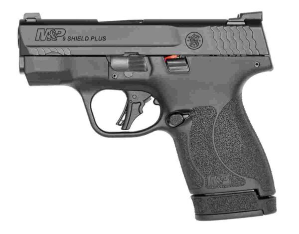 S&W M&P9 Shield Plus Handgun 9mm Luger 10rd Magazine 3.1" Barrel Night Sights No Manual Safety Black USED