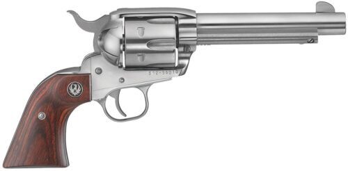 RUGER VAQUERO STAINLESS 357 MAG SA REVOLVER 5.5 BBL Gloss STS