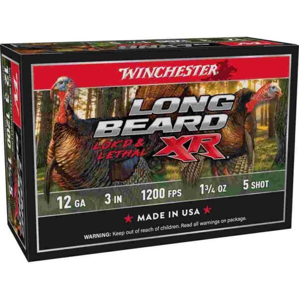 https3A2F2Fmedia.chattanoogashooting.com2Fimages2Fproduct2FWNSTLB12352FWNSTLB1235_1.jpg Winchester Long Beard XR Shotshells 3" 1-3/4 oz #5 10/ct