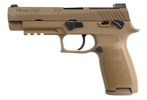 Sig Sauer P320-M17 Coyote 9mm Luger 17(1) & 21rd (2) Magazines 4.7" Barrel Manual Safety