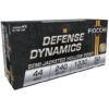 Fiocchi Pistol Shooting Dynamics Handgun Ammunition .44 Mag 240 gr JHP 1330 fps 50/ct