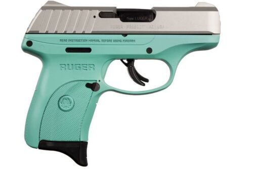 RUGER EC9S 9MM SS/TURQUOISE 7+1 FS
