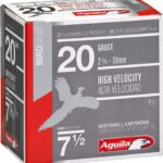 AGUILA SHOTSHELL 20GA 2.75" - 1OZ #7.5 250RD CASE LOT