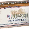 FIOCCHI 38 SPECIAL 158GR - LEAD-FP 50RD 10BX/CS