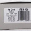 UNDERWOOD 45 LC 255GR - LEAD WADCUTTER 20RD 10BX/CS