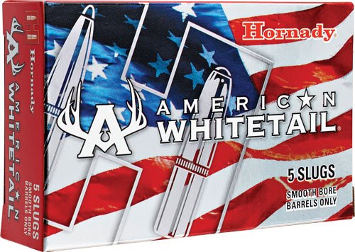 HORNADY WHITETAIL 12GA 2.75" - 1OZ RIFLED SLUG 5RD 20BX/CS