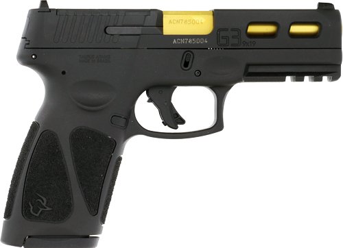 TAURUS G3 TORO 9MM 17-SHOT - GOLD CUSTOM SLIDE CUTS (TALO)