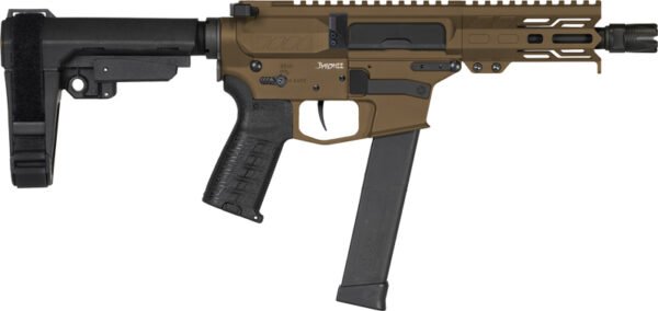 G45AB70FMB.jpg CMMG PISTOL BANSHEE MKG 45ACP - 5" 13RD W/ RIP BRACE BRONZE