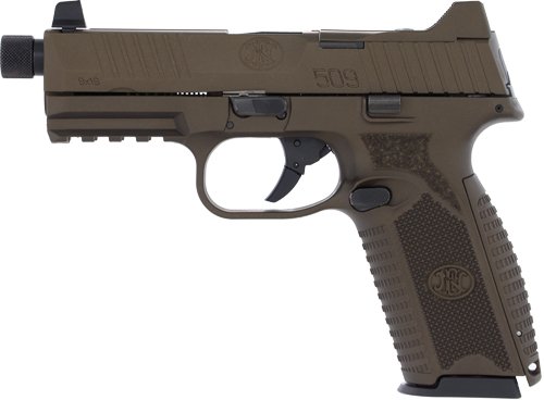 FN 509 T 9MM LUGER NIGHT SIGHT - 1-17RD 4-24RD BRONZE/BRONZE