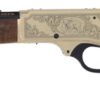 HENRY BRASS SIDE GATE 45-70 - 20" BRASS WALNUT WILDLIFE ED.