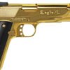 IVER JOHNSON EAGLE XL PORTED - 45ACP 6" 24K GOLD BLACK WOOD