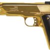 IVER JOHNSON EAGLE XL PORTED - 45ACP 6" 24K GOLD BLACK WOOD
