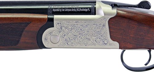 IVER JOHNSON 600LW O/U 28GA - 28"VR SILVER BLACK WALNUT