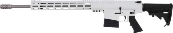GLFA AR10 RIFLE 6.5CM 20" S/S - BBL 10-SHOT WHITE