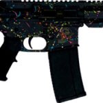 GLFA AR15 PISTOL 223 WYLDE - 7.5" NITRIDE SPLATTER BLACK