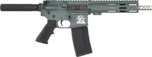 GL15223SSPCHG.jpg GLFA AR15 PISTOL 223 WYLDE - 7.5" SS. BBL. CHARCOAL GREEN