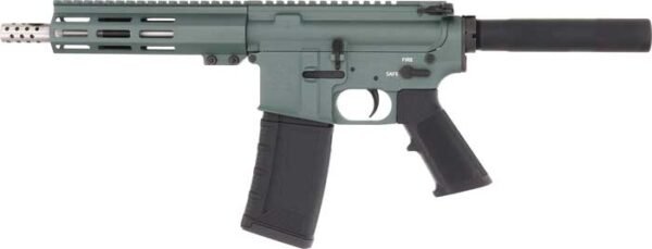 GL15223SSPCHG_LEFT.jpg GLFA AR15 PISTOL 223 WYLDE - 7.5" SS. BBL. CHARCOAL GREEN