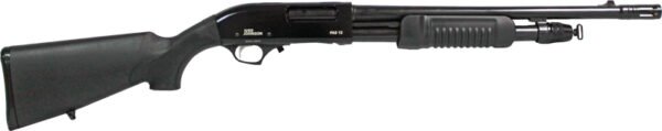 IVER JOHNSON PUMP 12GA 3" 18" - MUZZLE BRAKE BLUED SYNTHETIC