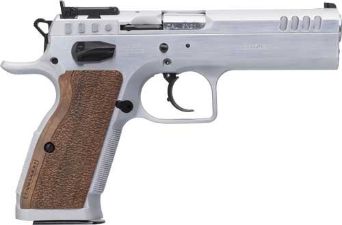 TANFOGLIO STOCK II 9MM 4.45" - 17RND CHROME/CHROME BULL BBL