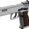 TANFOGLIO STOCK II 9MM 4.45" - 17RND CHROME/CHROME BULL BBL
