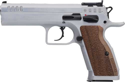 TANFOGLIO STOCK II 9MM 4.45" - 17RND CHROME/CHROME BULL BBL
