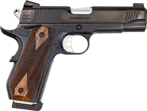 TYLER GUNWORKS 1911 COMMANDER - 45ACP 4.25" 8RD BLUED BOBTAIL