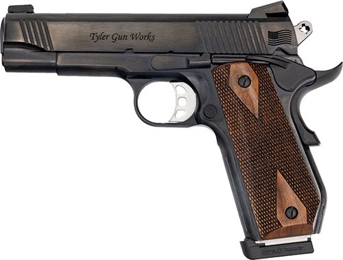 TYLER GUNWORKS 1911 COMMANDER - 45ACP 4.25" 8RD BLUED BOBTAIL