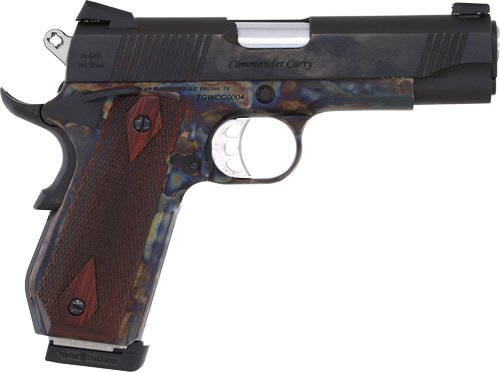 TYLER GUNWORKS 1911 COMMANDER - 45ACP 4.25" 8RND CC/BLD/WLNT