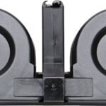 IVER JOHNSON MAGAZINE AR15 - 223 100RD DRUM BLK/CLEAR POLY
