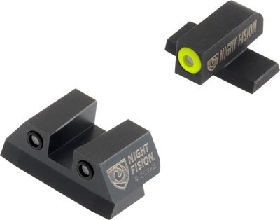 NIGHT FISION TRITIUM YELLOWDOT - SQUARE REAR SIG #8F/#8R SET