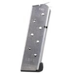 Chip McCormick 1911 Compact Power Mag Handgun Magazine Stainless Steel .45 ACP 8/rd